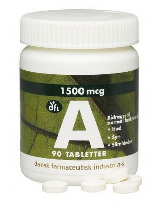 Stort online udvalg i DFI A 1500 mcg 90 tab. ❤ DFI ❤ Hurtig levering: 1 - 2 Hverdage og gratis fragt v/køb over 295 kr. GLS til pakkeshop ❤ Varenummer: HG-3940 og barcode / Ean: 5701629012058 på lager - Kæmpe udvalg i Sundhed - Over 360 kendte mærker på udsalg