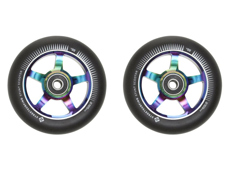 Se Streetsurfing - Aluminiums hjul til løbehjul - 2 stk - 100mm - Chrome ❤ Kæmpe udvalg i Street Surfing ❤ Hurtig levering: 1 - 2 Hverdage samt billig fragt - Varenummer: CKP-813398025919 og barcode / Ean: &