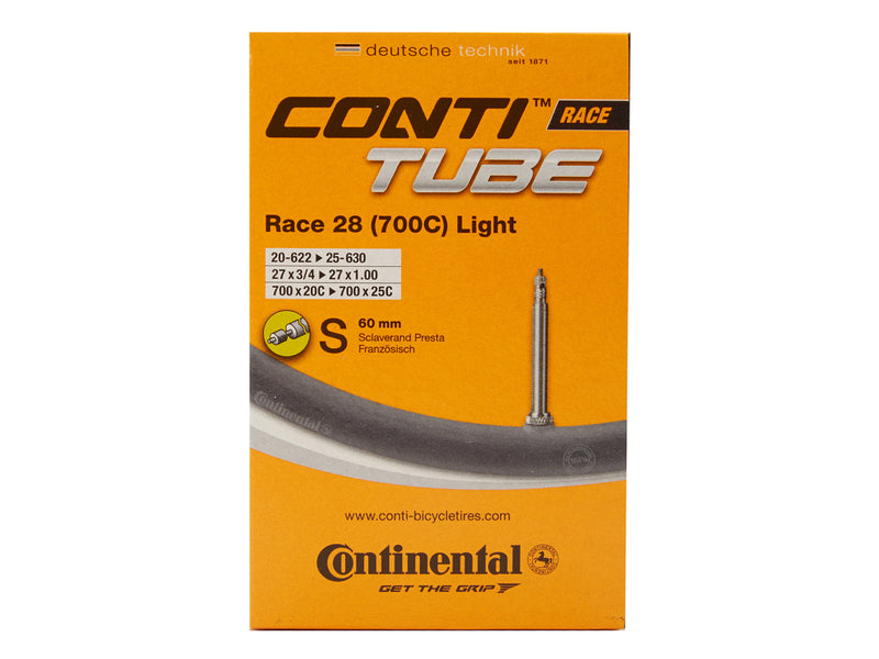Se Continental Race 28 Light - Cykelslange - Str. 700x20-25c - 60 mm racerventil ❤ Kæmpe udvalg i Continental ❤ Hurtig levering: 1 - 2 Hverdage samt billig fragt - Varenummer: CKP-4019238556810 og barcode / Ean: &