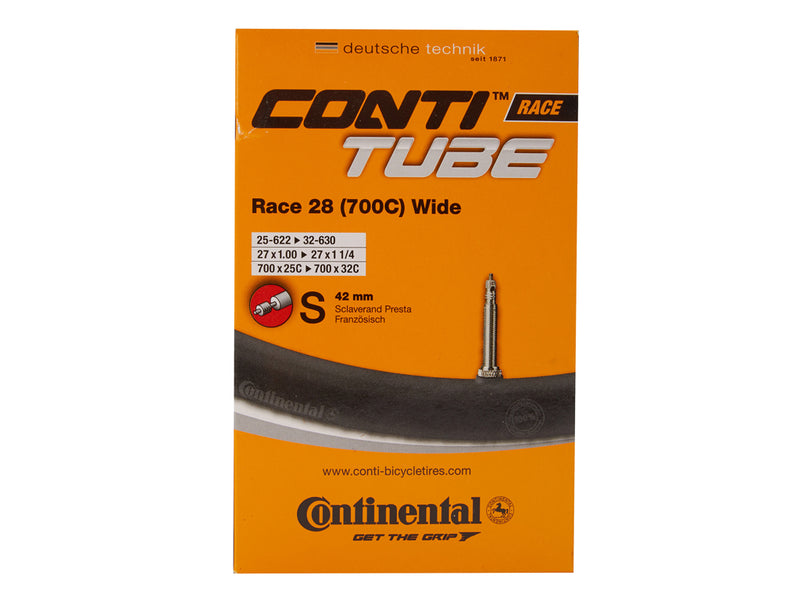 Se Continental Race 28 Wide - Cykelslange - Str. 700x25-32c - 42 mm racerventil ❤ Kæmpe udvalg i Continental ❤ Hurtig levering: 1 - 2 Hverdage samt billig fragt - Varenummer: CKP-4019238556858 og barcode / Ean: &