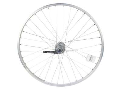 Se Schürmann 26" baghjul - Aluminiumsfælg - 21-559 - Shimano Nexus 3 gear - Sølv ❤ Kæmpe udvalg i Schürmann ❤ Hurtig levering: 1 - 2 Hverdage samt billig fragt - Varenummer: CKP-4250311330242 og barcode / Ean: '4250311330242 på lager - Udsalg på Hjul & hjulsæt Spar op til 57% - Over 412 kendte brands på udsalg