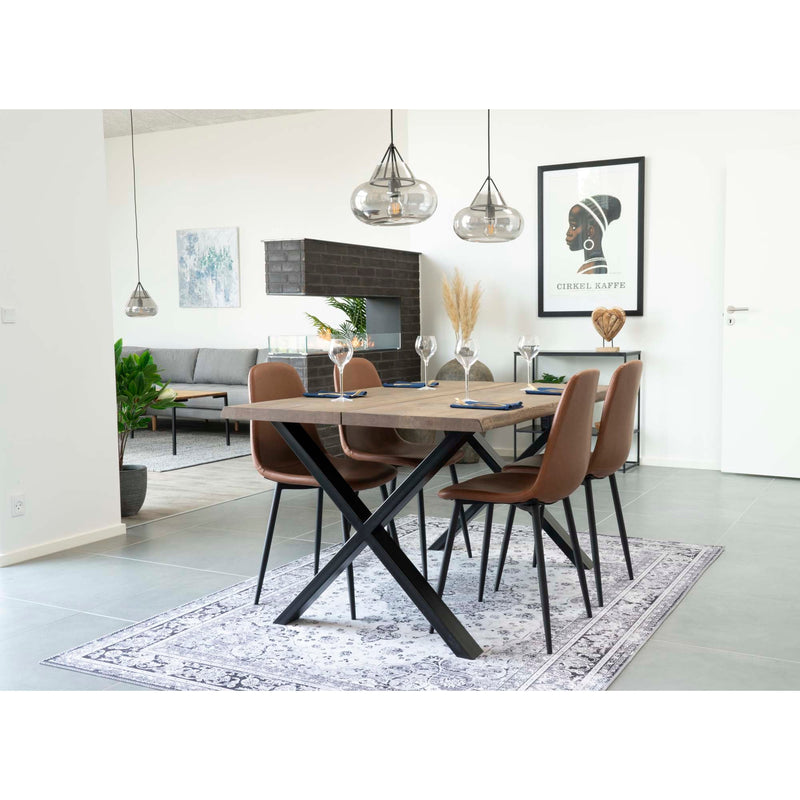 Se Stockholm Spisebordsstol - 2 stk. i lysebrunt vintage med sorte ben HN1224 ❤ Stort online udvalg i House Nordic ❤ Hurtig levering: 1 - 2 Hverdage samt billig fragt ❤ Varenummer: BGH-41240567251095 og barcode / Ean: &