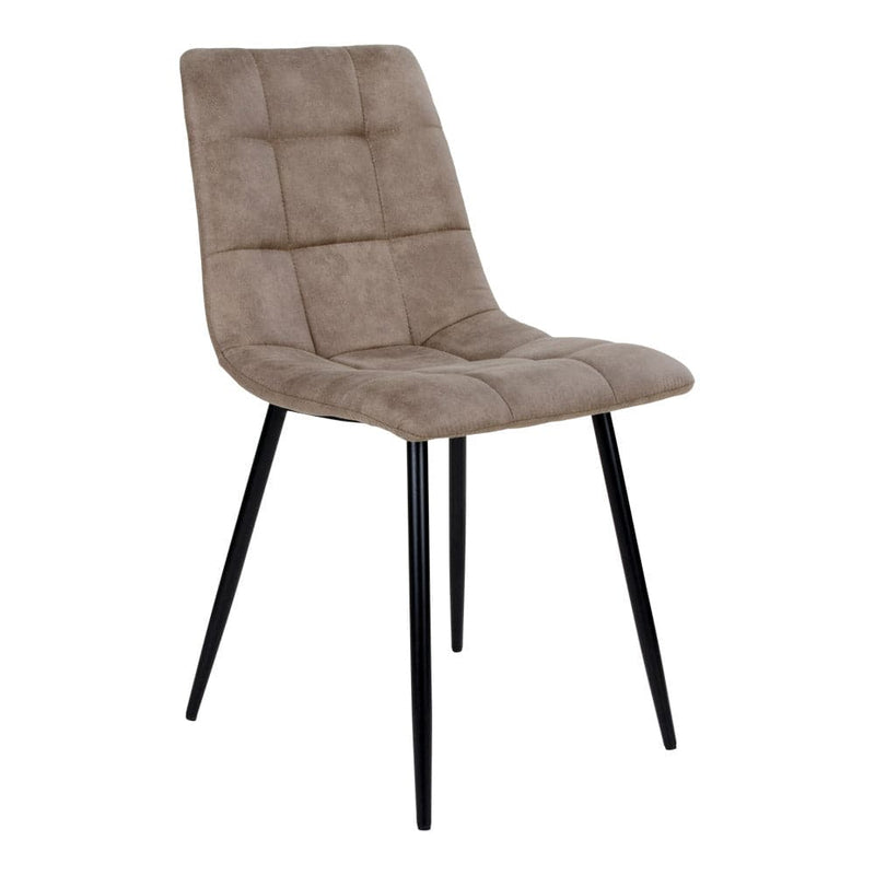 Se Middelfart Spisebordsstol - Spisebordsstol I Microfiber, Lysebrun Med Sorte Ben Sæt af 2 stk. ❤ Stort online udvalg i HouseNordic ❤ Hurtig levering: 1 - 2 Hverdage samt billig fragt ❤ Varenummer: BBM-45560941609237 og barcode / Ean: &