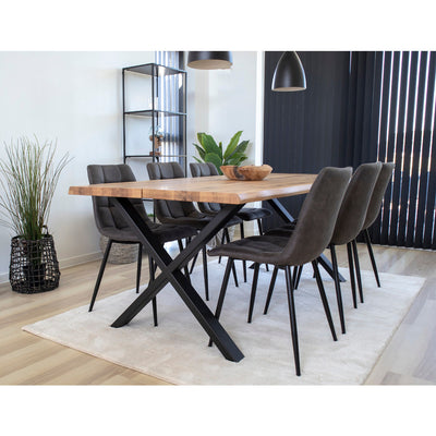 Se Middelfart Spisebordsstol - 2 stk. i mørkegråt microfiber med sorte ben ❤ Stort online udvalg i House Nordic ❤ Hurtig levering: 1 - 2 Hverdage samt billig fragt ❤ Varenummer: BGH-41240572035223 og barcode / Ean: '5713917000449 på lager - Udsalg på Stol Spar op til 53% - Over 350 kendte brands på udsalg