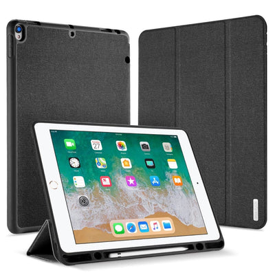 Se iPad Pro 12.9 (2015-2017) - DUX DUCIS Domo Series Tri-Fold Smart cover - Sort ❤ Stort online udvalg i DUX DUCIS ❤ Hurtig levering: 1 - 2 Hverdage samt billig fragt - Varenummer: CPD-DU3087572 og barcode / Ean: '6934913087572 på lager - Udsalg på Tablets tilbehør Spar op til 51% - Over 454 design brands på udsalg
