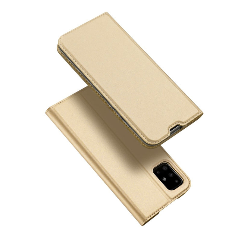 Se Samsung Galaxy A51 - DUX DUCIS skin pro læder cover - Guld ❤ Kæmpe udvalg i DUX DUCIS ❤ Hurtig levering: 1 - 2 Hverdage samt billig fragt - Varenummer: CPD-DU3068267 og barcode / Ean: &