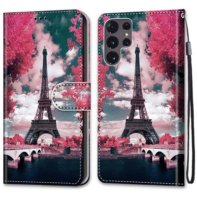 Se Samsung Galaxy S22 Ultra 5G - Læder cover / pung - Printet design - Eiffeltårnet ❤ Kæmpe udvalg i Capida ❤ Hurtig levering: 1 - 2 Hverdage samt billig fragt - Varenummer: CPD-V33101241830B og barcode / Ean: 101241830B på lager - Udsalg på Mobil tilbehør Spar op til 59% - Over 785 kendte brands på udsalg