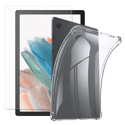 Se Samsung Galaxy Tab A8 10.5 (2021) - Gummi cover inkl. Hærdet beskyttelsesglas - Transparent ❤ Stort online udvalg i Capida ❤ Hurtig levering: 1 - 2 Hverdage samt billig fragt - Varenummer: CPD-V33101242939A og barcode / Ean: på lager - Udsalg på Tablets tilbehør Spar op til 52% - Over 360 kendte mærker på udsalg