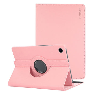 Se Samsung Galaxy Tab A8 10.5 (2021) - ENKAY læder cover 360 grader roterbar - Pink ❤ Kæmpe udvalg i Capida ❤ Hurtig levering: 1 - 2 Hverdage samt billig fragt - Varenummer: CPD-V33101244508C og barcode / Ean: 101244508C på lager - Udsalg på Tablets tilbehør Spar op til 52% - Over 454 kendte mærker på udsalg