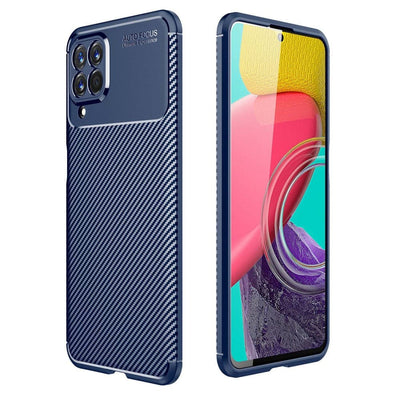 Se Samsung Galaxy M53 5G - Gummi cover - Børstet design - Blå ❤ Kæmpe udvalg i Capida ❤ Hurtig levering: 1 - 2 Hverdage samt billig fragt - Varenummer: CPD-V33101245660B og barcode / Ean: 101245660B på lager - Udsalg på Mobil tilbehør Spar op til 61% - Over 424 kendte brands på udsalg