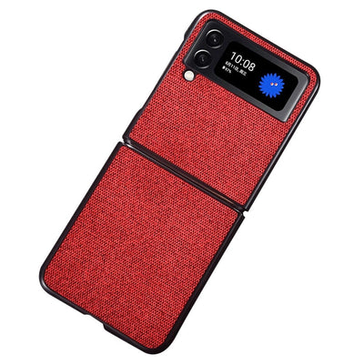 Se Samsung Galaxy Z Flip4 5G - Sea Sand tekstil Hard cover - Rød ❤ Kæmpe udvalg i Capida ❤ Hurtig levering: 1 - 2 Hverdage samt billig fragt - Varenummer: CPD-V33101246929D og barcode / Ean: 101246929D på lager - Udsalg på Mobil tilbehør Spar op til 67% - Over 454 kendte brands på udsalg