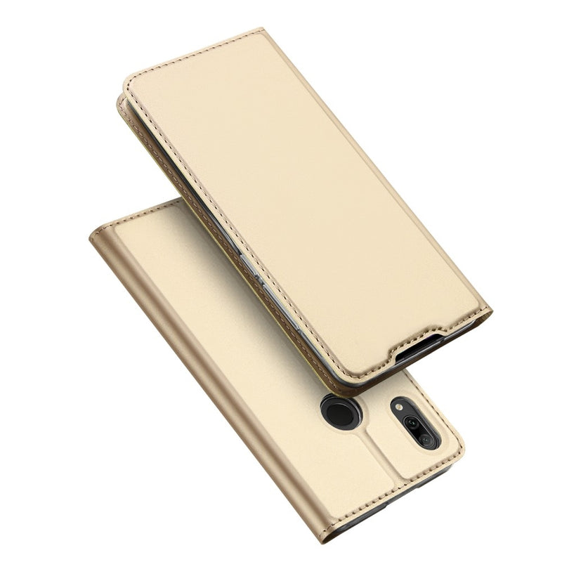 Se Huawei P Smart (2019) - DUX DUCIS skin pro læder cover - Guld ❤ Kæmpe udvalg i DUX DUCIS ❤ Hurtig levering: 1 - 2 Hverdage samt billig fragt - Varenummer: CPD-DU13082812 og barcode / Ean: &