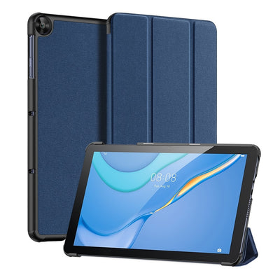 Se Huawei MatePad T10/T10s - Dux Ducis læder Tri-fold cover - Blå ❤ Stort online udvalg i DUX DUCIS ❤ Hurtig levering: 1 - 2 Hverdage samt billig fragt - Varenummer: CPD-V33101719227B og barcode / Ean: på lager - Udsalg på Tablets tilbehør Spar op til 64% - Over 400 kendte brands på udsalg