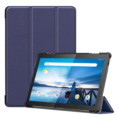 Se Lenovo Tab M10 TB-X605F - Tri-Fold læder cover / taske - Mørkeblå ❤ Kæmpe udvalg i Capida ❤ Hurtig levering: 1 - 2 Hverdage samt billig fragt - Varenummer: CPD-V33101802508I og barcode / Ean: 101802508I på lager - Udsalg på Tablets tilbehør Spar op til 51% - Over 454 kendte mærker på udsalg