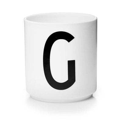 DESIGN LETTERS Personlig porcelænskop G - Køb online nu