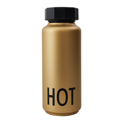 DESIGN LETTERS Termoflaske hot&cold Gold - Køb online nu