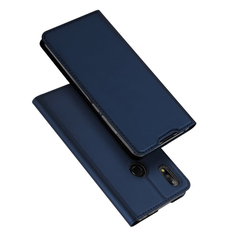 Se Asus Zenfone Max Pro (M2) - DUX DUCIS Skin Pro læder cover - Blå ❤ Kæmpe udvalg i DUX DUCIS ❤ Hurtig levering: 1 - 2 Hverdage samt billig fragt - Varenummer: CPD-DU13080467 og barcode / Ean: &
