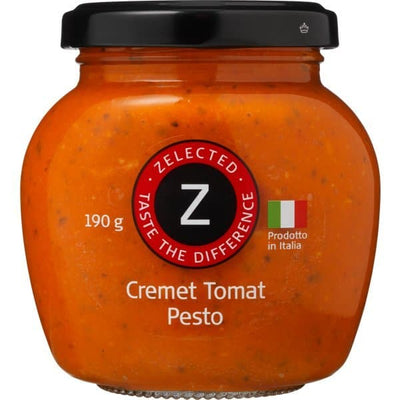 Se Cremet Tomat Pesto 190g Zelected ❤ Kæmpe udvalg i Zelected ❤ Hurtig levering: 1 - 2 Hverdage samt billig fragt - Varenummer: BAR-693498 og barcode / Ean: '5708229102905 på lager - Udsalg på Delikatesser Tapas Pesto Spar op til 54% - Over 454 kendte brands på udsalg