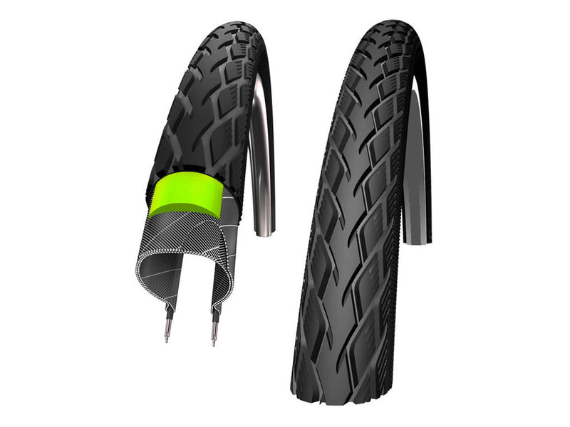 Se Schwalbe Marathon GreenGuard Tråddæk - 700x28C (28-622) ❤ Stort online udvalg i Schwalbe ❤ Hurtig levering: 1 - 2 Hverdage samt billig fragt ❤ Varenummer: CKP-4026495850070 og barcode / Ean: &