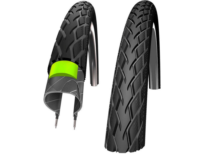 Se Schwalbe Marathon GreenGuard - Tråddæk - 28x1,65 (44-622) E-50 - Sort ❤ Stort online udvalg i Schwalbe ❤ Hurtig levering: 1 - 2 Hverdage samt billig fragt - Varenummer: CKP-4026495890267 og barcode / Ean: &