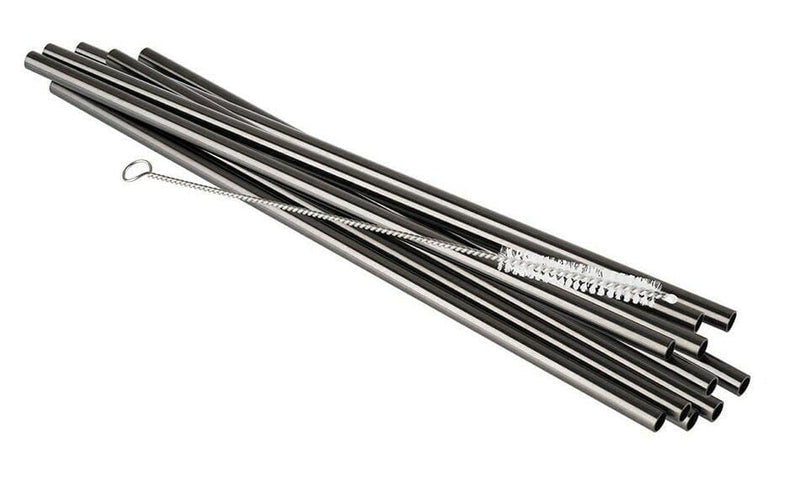 Se Sugerør Stål Gunmetal Look 11 Stk 21,5cm 8ø ❤ Kæmpe udvalg i APS ❤ Hurtig levering: 1 - 2 Hverdage samt billig fragt - Varenummer: BAR-12705 og barcode / Ean: &