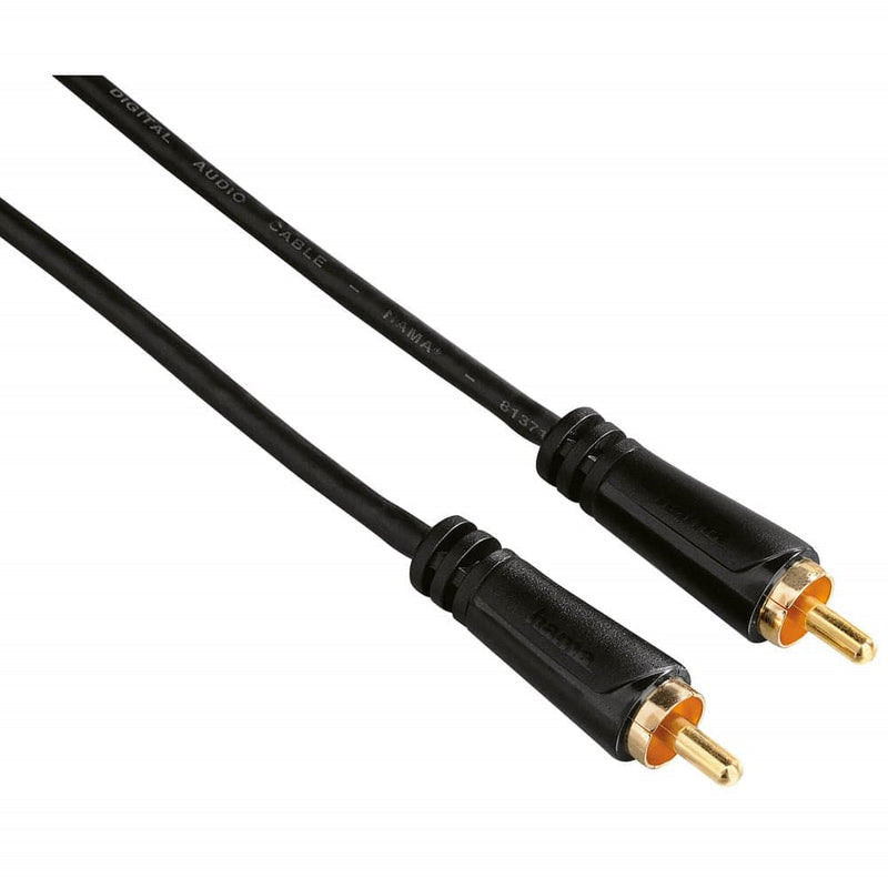 Se HAMA Audio Kabel 1 Phono-1 Phono 75ohm 3,0m Sort Guldbelagt TL ❤ Kæmpe udvalg i Blandet ❤ Hurtig levering: 1 - 2 Hverdage samt billig fragt - Varenummer: CPD-HA66122267 og barcode / Ean: &