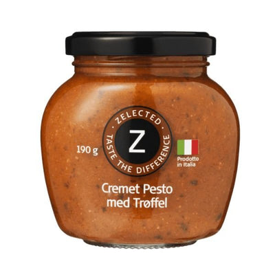 Se Cremet Pesto Med Trøffel 190g Zelected ✔ Kæmpe udvalg i Zelected ✔ Hurtig levering: 1 - 2 Hverdage samt billig fragt - Varenummer: BAR-695918 og barcode / Ean: på lager - Udsalg på Delikatesser - Tapas - Pesto Spar op til 53% - Over 350 kendte brands på udsalg