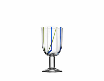 Kosta Boda Contrast Wine Glas 30 cl. Multi Color - Køb online nu
