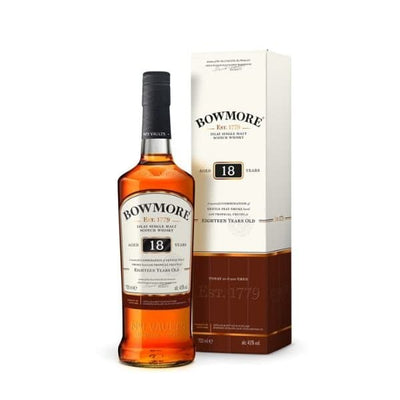 Se Bowmore 18 Yo Islay Single Malt Fl 70 ✔ Kæmpe udvalg i  BOWMORE ✔ Hurtig levering: 1 - 2 Hverdage samt billig fragt - Varenummer: BAR-672708 og barcode / Ean: '5010496001400 på lager - Udsalg på Drikkevarer | Spiritus | Whiskey Spar op til 55% - Over 785 kendte brands på udsalg