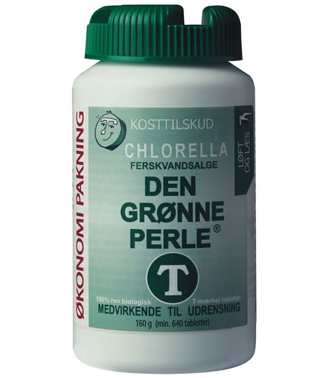 Stort online udvalg i Chlorella - Den Grønne Perle 640 tabl, ❤ Chlorella ❤ Hurtig levering: 1 - 2 Hverdage og gratis fragt v/køb over 295 kr. GLS til pakkeshop ❤ Varenummer: HG-53200 og barcode / Ean: 5709904000080 på lager - Kæmpe udvalg i Sundhed - Over 360 kendte mærker på udsalg