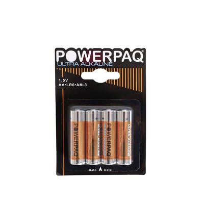 Se Powerpaq Ultra Alkaline AA batteri - 4 stk. ❤ Kæmpe udvalg i AGK ❤ Hurtig levering: 1 - 2 Hverdage samt billig fragt - Varenummer: CPD-AG2212924 og barcode / Ean: '5708184129245 på lager - Udsalg på Bolig og fritid Spar op til 61% - Over 454 design mærker på udsalg