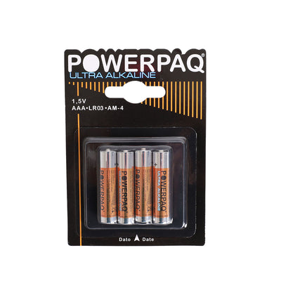 Se Powerpaq Ultra Alkaline AAA batteri - 4 stk. ❤ Kæmpe udvalg i AGK ❤ Hurtig levering: 1 - 2 Hverdage samt billig fragt - Varenummer: CPD-AG2212925 og barcode / Ean: '5708184129252 på lager - Udsalg på Bolig og fritid Spar op til 59% - Over 454 design mærker på udsalg