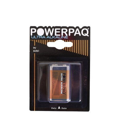 Se Powerpaq Ultra Alkaline 9V batteri ❤ Kæmpe udvalg i AGK ❤ Hurtig levering: 1 - 2 Hverdage samt billig fragt - Varenummer: CPD-AG2212926 og barcode / Ean: '5708184129269 på lager - Udsalg på Bolig og fritid Spar op til 58% - Over 454 design mærker på udsalg