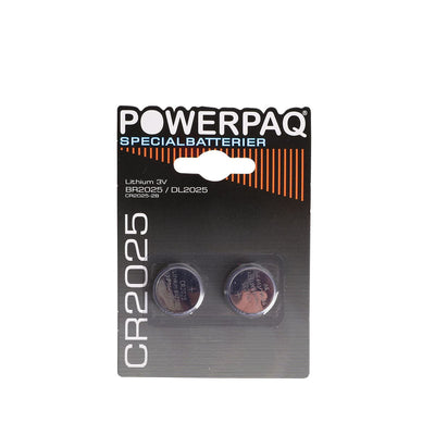 Se Powerpaq Lithium CR2025 knapcelle batteri - 2 stk. ❤ Kæmpe udvalg i AGK ❤ Hurtig levering: 1 - 2 Hverdage samt billig fragt - Varenummer: CPD-AG2212936 og barcode / Ean: '5708184129368 på lager - Udsalg på Bolig og fritid Spar op til 57% - Over 454 design mærker på udsalg