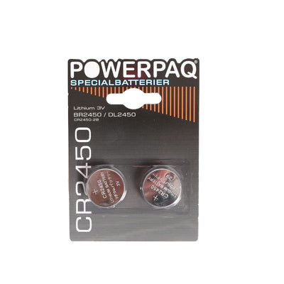 Se Powerpaq Lithium CR2450 knapcelle batteri - 2 stk. ❤ Kæmpe udvalg i AGK ❤ Hurtig levering: 1 - 2 Hverdage samt billig fragt - Varenummer: CPD-AG2212940 og barcode / Ean: '5708184129405 på lager - Udsalg på Bolig og fritid Spar op til 59% - Over 454 design brands på udsalg