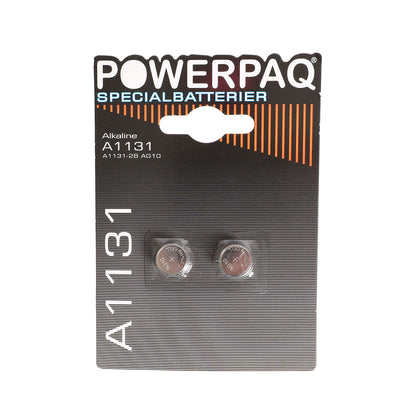 Se Powerpaq Ultra Alkaline A1131 knapcelle batteri - 2 stk. ❤ Kæmpe udvalg i AGK ❤ Hurtig levering: 1 - 2 Hverdage samt billig fragt - Varenummer: CPD-AG2212944 og barcode / Ean: '5708184129443 på lager - Udsalg på Bolig og fritid Spar op til 54% - Over 454 design mærker på udsalg