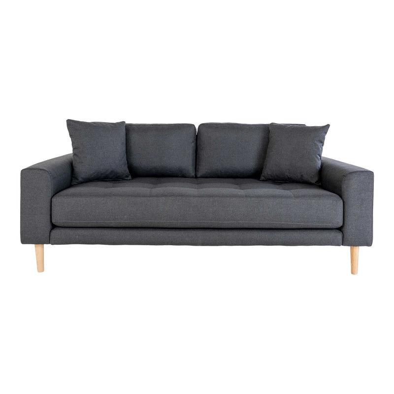 Se Lido 2,5 Personers Sofa - 2,5 Personers Sofa, Mørkegrå Med To Puder Og Natur Træben, Hn1002 - Erstates Af 1301801 ❤ Stort online udvalg i HouseNordic ❤ Hurtig levering: 1 - 2 Hverdage samt billig fragt ❤ Varenummer: BBM-45560839799061 og barcode / Ean: &