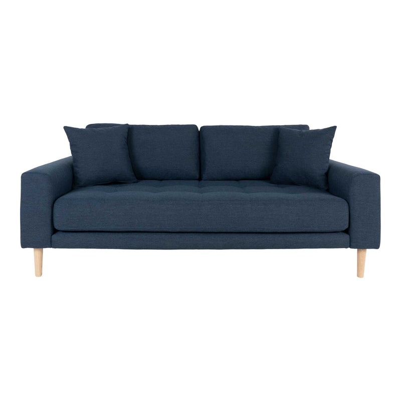 Se Lido 2,5 Personers Sofa - 2,5 Personers Sofa, Mørkeblå Med To Puder Og Natur Træben, Hn1003 - Erstates Af 1301802 ❤ Stort online udvalg i HouseNordic ❤ Hurtig levering: 1 - 2 Hverdage samt billig fragt ❤ Varenummer: BBM-45560834752789 og barcode / Ean: &