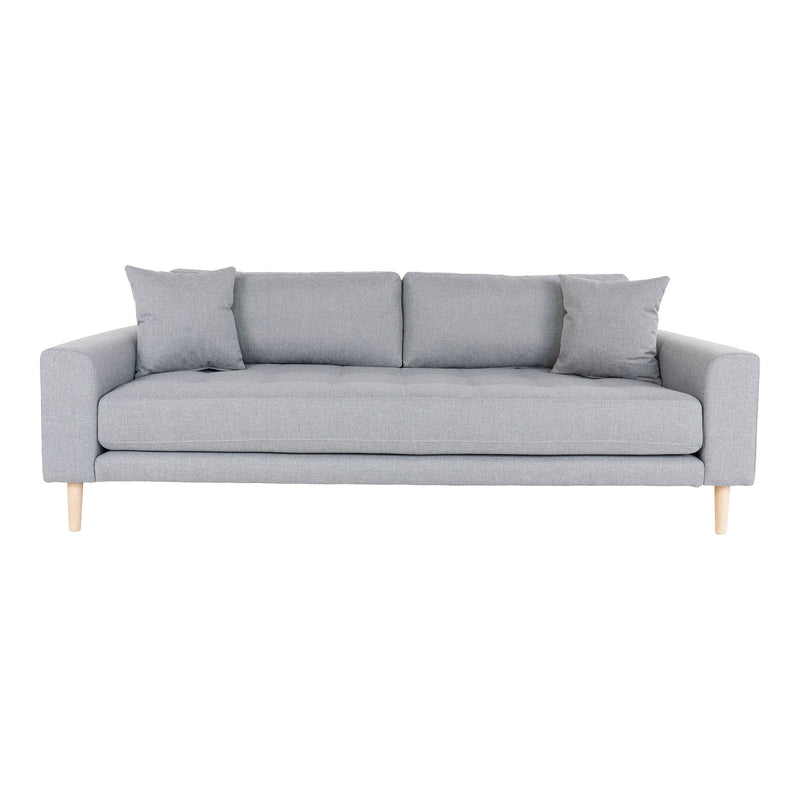 Se Lido 3 Personers Sofa - 3 Personers Sofa, Lysegrå Med To Puder Og Natur Træben, Hn1001 - Erstates Af 1301750 ❤ Stort online udvalg i HouseNordic ❤ Hurtig levering: 1 - 2 Hverdage samt billig fragt ❤ Varenummer: BBM-45560844779797 og barcode / Ean: &