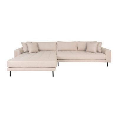 Se Lido Lounge Sofa - Lounge Sofa, Venstrevendt I Beige Med Fire Puder Og Sorte Stål Ben, Hn1025 ❤ Stort online udvalg i HouseNordic ❤ Hurtig levering: 1 - 2 Hverdage samt billig fragt ❤ Varenummer: BBM-45560855200021 og barcode / Ean: '5713917018819 på lager - Udsalg på Chaiselongsofaer, Nyheder, Populære produkter Spar op til 56% - Over 857 kendte brands på udsalg