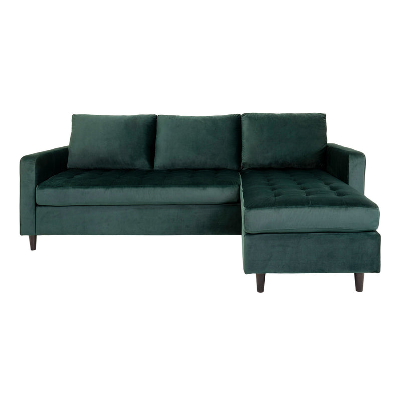 Se Firenze Sofa - Sofa I Velour, Mørkegrøn Med Sorte Træben, Hn1006 ❤ Stort online udvalg i HouseNordic ❤ Hurtig levering: 1 - 2 Hverdage samt billig fragt ❤ Varenummer: BBM-45560765284629 og barcode / Ean: &