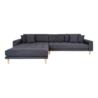 Se Lido Lounge Sofa - Lounge Sofa, Venstrevendt I Mørkegrå Med Fire Puder Og Natur Træben, Hn1045 ❤ Stort online udvalg i HouseNordic ❤ Hurtig levering: 1 - 2 Hverdage samt billig fragt ❤ Varenummer: BBM-45560856019221 og barcode / Ean: '5713917026043 på lager - Udsalg på Chaiselongsofaer, Nyheder, Populære produkter Spar op til 51% - Over 857 kendte brands på udsalg