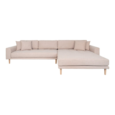 Se Lido Lounge Sofa - Lounge Sofa, Højrevendt I Sand Med Fire Puder Og Natur Træben, Hn1050 ❤ Stort online udvalg i HouseNordic ❤ Hurtig levering: 1 - 2 Hverdage samt billig fragt ❤ Varenummer: BBM-45560854544661 og barcode / Ean: '5713917026708 på lager - Udsalg på Chaiselongsofaer, Nyheder, Populære produkter Spar op til 59% - Over 857 kendte brands på udsalg