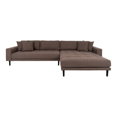 Se Lido Lounge Sofa - Lido Lounge Sofa, Højrevendt I Brun Med Fire Puder Og Sorte Træben, Hn1055 ❤ Stort online udvalg i HouseNordic ❤ Hurtig levering: 1 - 2 Hverdage samt billig fragt ❤ Varenummer: BBM-45560851955989 og barcode / Ean: '5713917025909 på lager - Udsalg på Chaiselongsofaer, Nyheder, Populære produkter Spar op til 62% - Over 857 kendte brands på udsalg