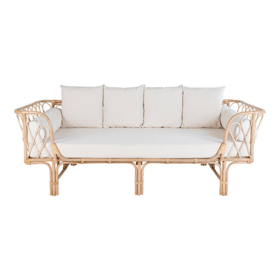 Se Montella Rattan Sofa - Sofa I Rattan Med Hynde, Hvid Med Natur Ben ❤ Stort online udvalg i HouseNordic ❤ Hurtig levering: 1 - 2 Hverdage samt billig fragt ❤ Varenummer: BBM-45560958845205 og barcode / Ean: '5713917015801 på lager - Udsalg på Nyheder, Populære produkter, Sofa Spar op til 53% - Over 857 kendte brands på udsalg