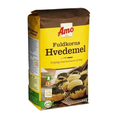 Se Hvedemel Fuldkorn Amo 1kg ❤ Kæmpe udvalg i AMO ❤ Hurtig levering: 1 - 2 Hverdage samt billig fragt - Varenummer: BAR-671310 og barcode / Ean: '05701029026648 på lager - Udsalg på Delikatesser Kolonial Mel & kerner Spar op til 54% - Over 454 kendte brands på udsalg