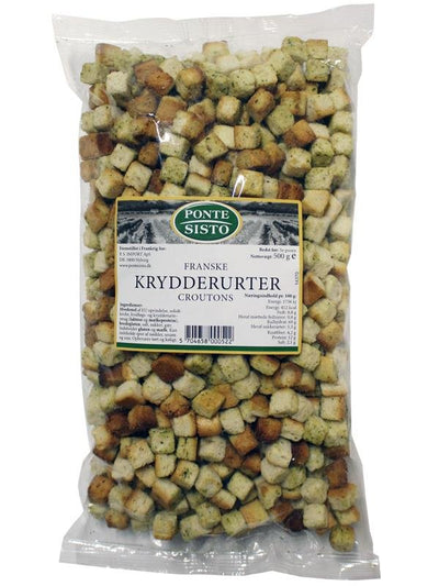 Se Croutoner Franske Krydderurter Ps (500 G) ❤ Stort online udvalg i Ponte Sisto ❤ Hurtig levering: 1 - 2 Hverdage samt billig fragt - Varenummer: BAR-725279 og barcode / Ean: '5704658000522 på lager - Udsalg på Delikatesser | Tapas | Brød Spar op til 59% - Over 434 design brands på udsalg
