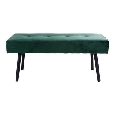 Se Skiby Bænk - Bænk I Velour, Mørkegrøn Med Sorte Ben, 100X35X44 Cm, Hn1206 ❤ Stort online udvalg i HouseNordic ❤ Hurtig levering: 1 - 2 Hverdage samt billig fragt ❤ Varenummer: BBM-45561018908949 og barcode / Ean: '5713917005642 på lager - Udsalg på Bænk, Nyheder, Populære produkter Spar op til 64% - Over 312 kendte brands på udsalg