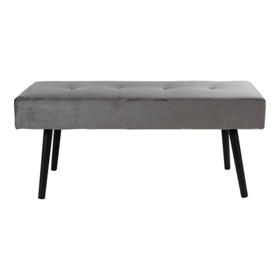 Se Skiby Bænk - Bænk I Velour, Grå Med Sorte Ben, 100X35X44 Cm, Hn1213 ❤ Stort online udvalg i HouseNordic ❤ Hurtig levering: 1 - 2 Hverdage samt billig fragt ❤ Varenummer: BBM-45561017532693 og barcode / Ean: '5713917005659 på lager - Udsalg på Bænk, Nyheder, Populære produkter Spar op til 66% - Over 312 kendte brands på udsalg
