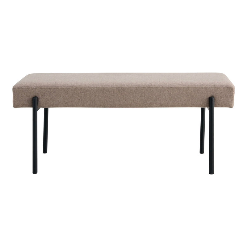 Se Swindon Bænk - Bænk, Stone Med Sorte Ben, 100X36X42,5 Cm, Hn1231 ❤ Stort online udvalg i HouseNordic ❤ Hurtig levering: 1 - 2 Hverdage samt billig fragt ❤ Varenummer: BBM-45561030017301 og barcode / Ean: &